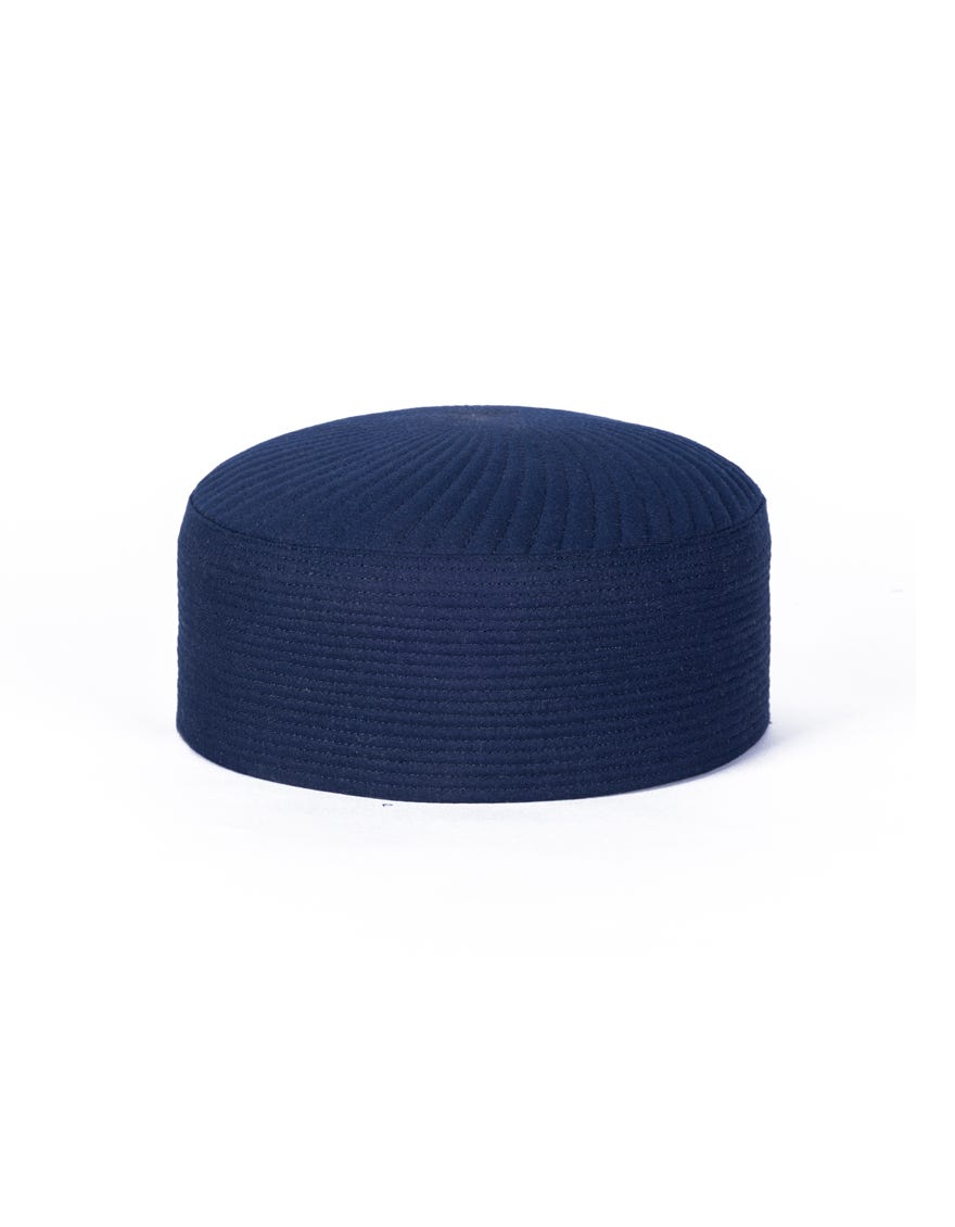 Navy Blue Blended Men Cap | Jj-Cap-0002-R89
