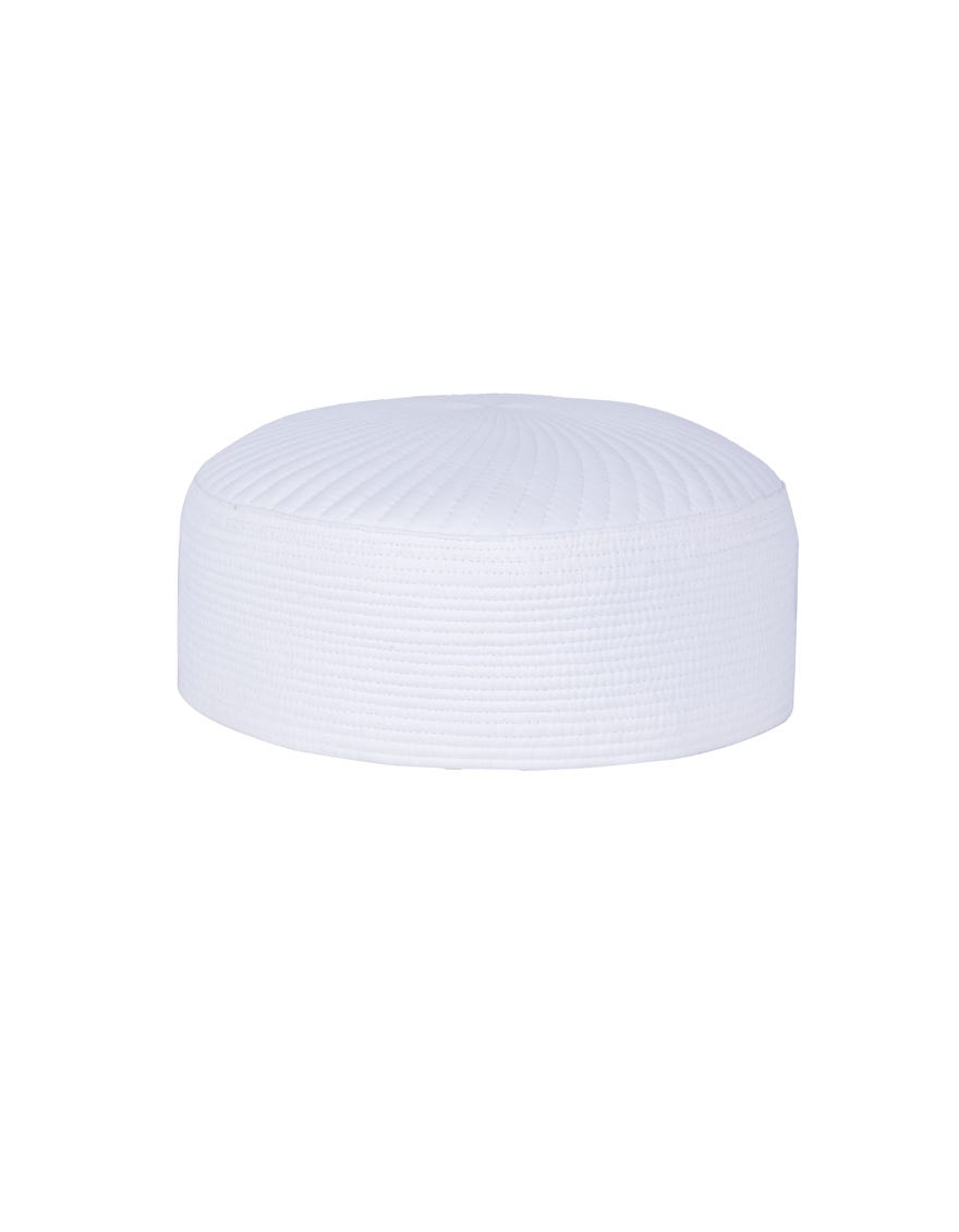 White Blended Men Cap | Jj-Cap-0002-R90