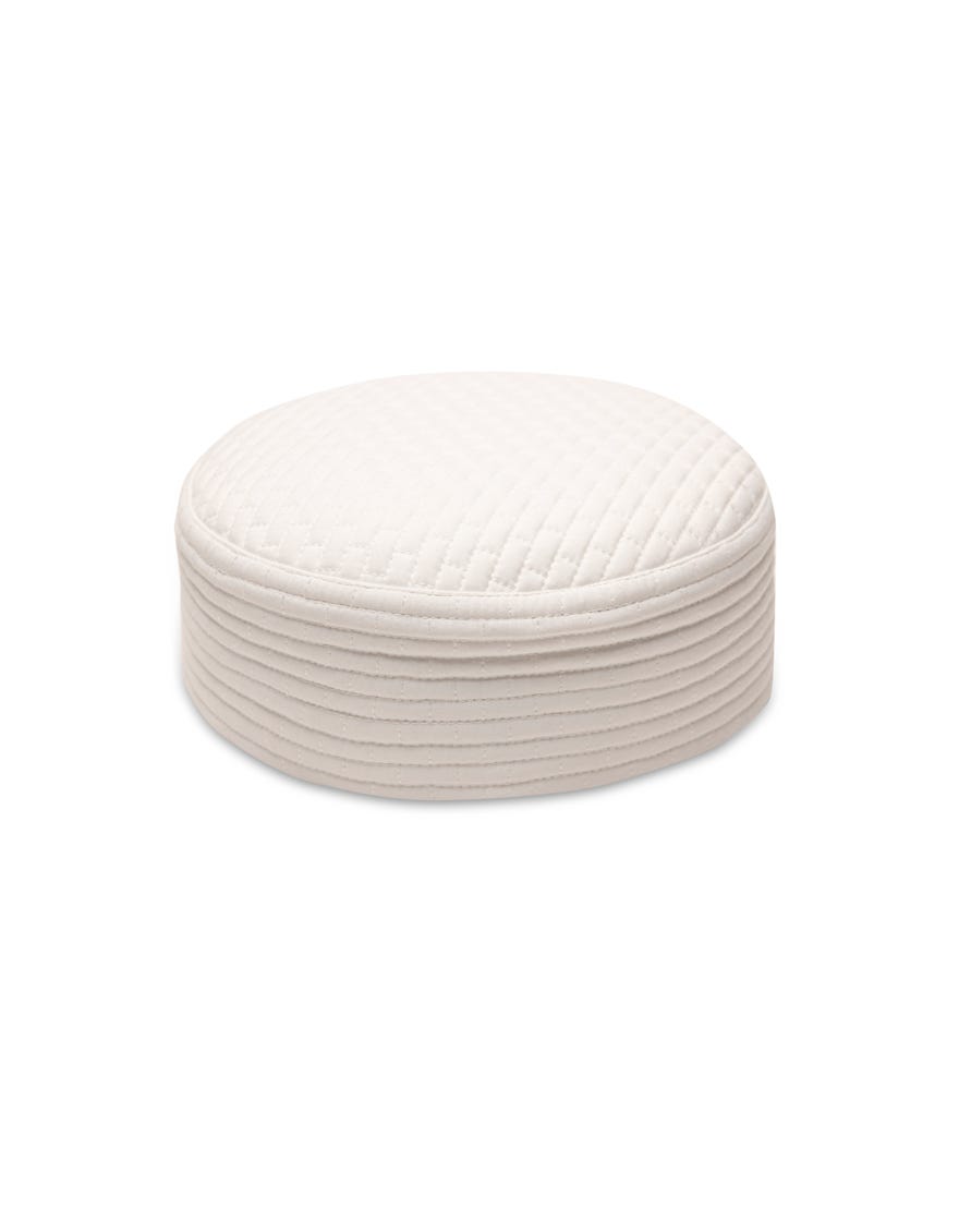 WHITE PLAIN CAP