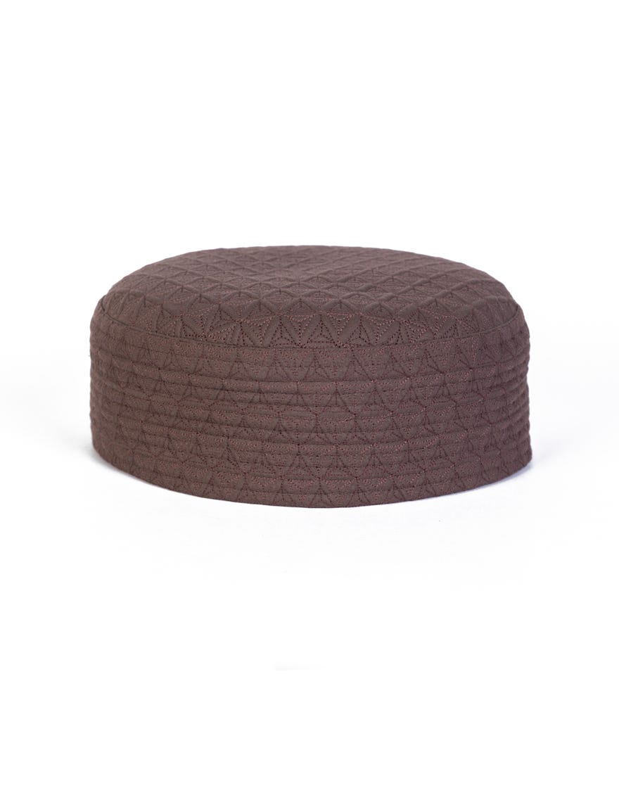 Chocolate Brown Blended Men Cap | Jj-Cap-0033-R1