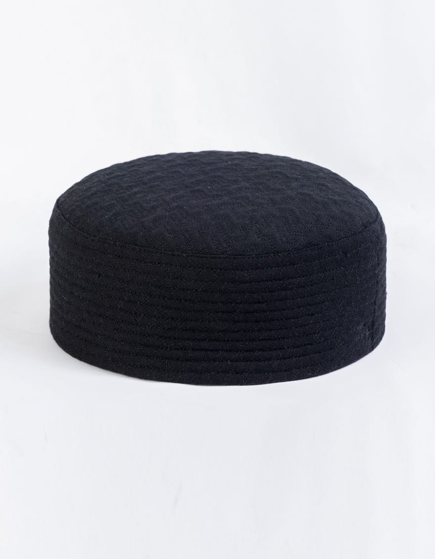 Black Blended Cap | Jj-Cap-0034-R3