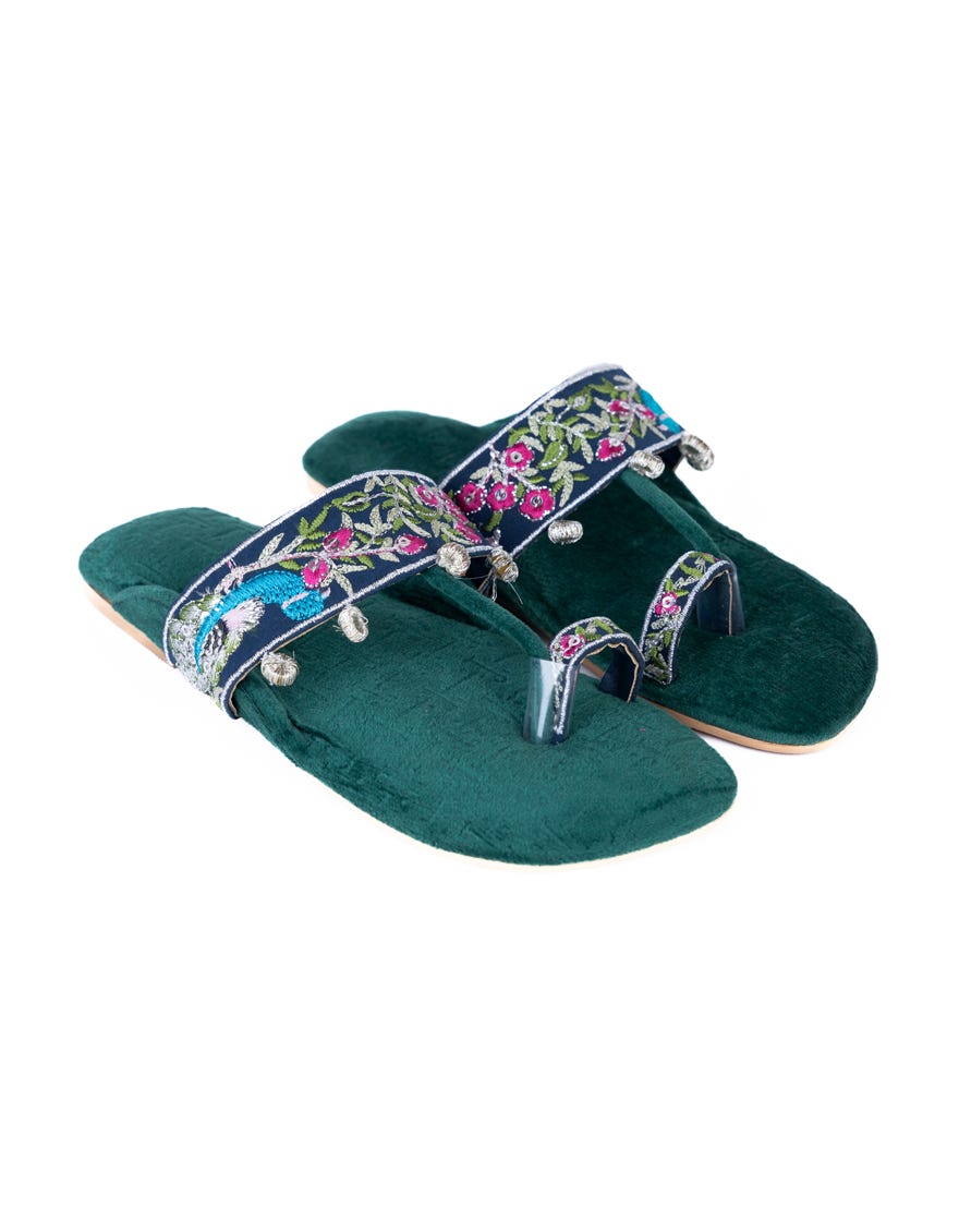 Blue Chappal | Jj-Glfwc-24-004