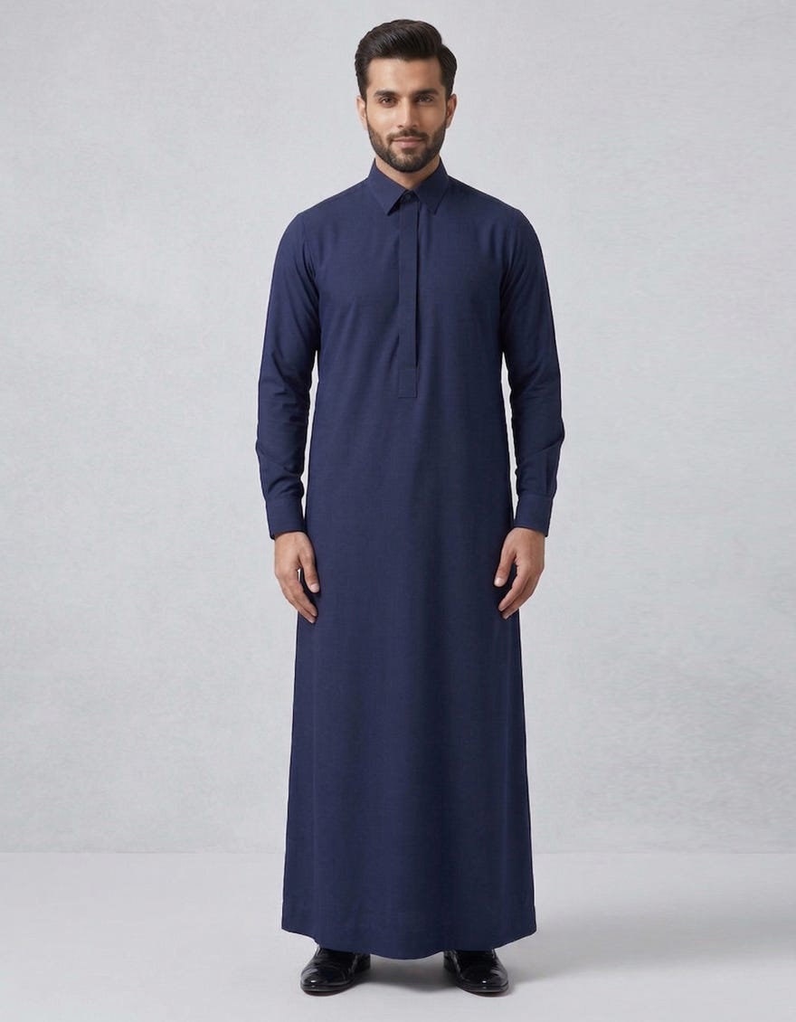 NAVY BLUE JUBBA | JJ-JUBBA-33185