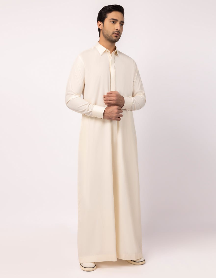 CREAM CASUAL JUBBA