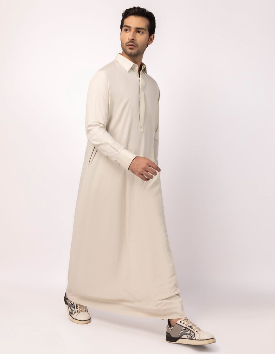 IVORY BLENDED SPORTY JUBBA