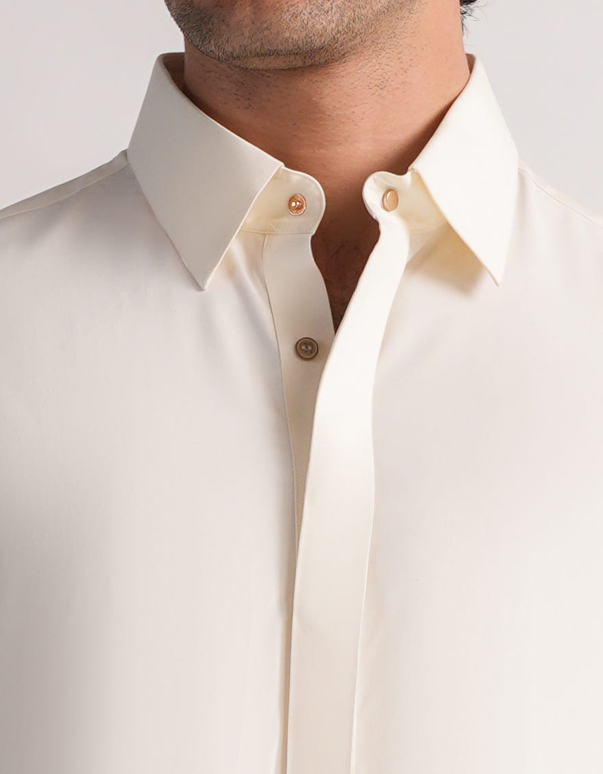 CREAM CASUAL JUBBA