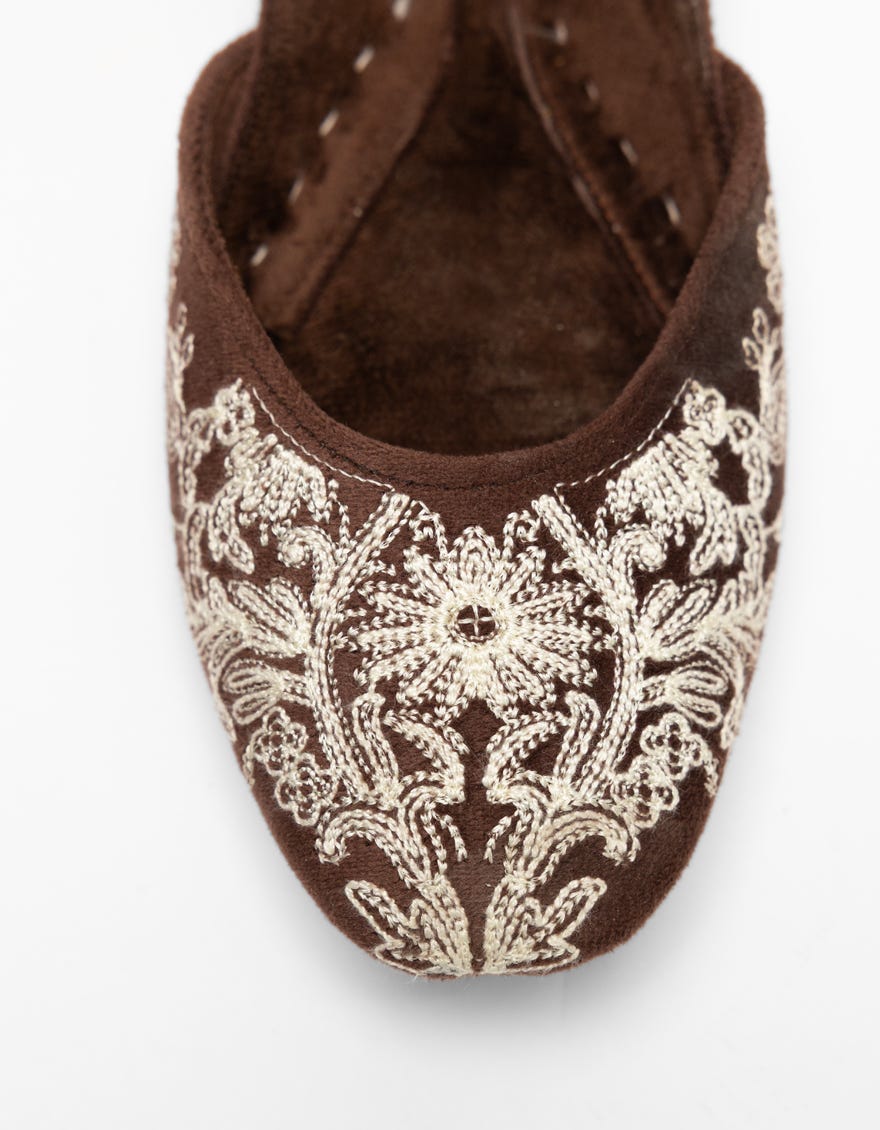 BROWN SUEDE KHUSSA