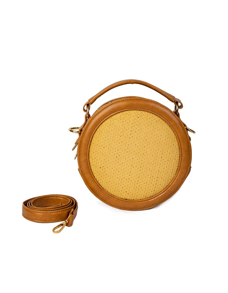 Brown Jute Handbag | Jjbl-23-023