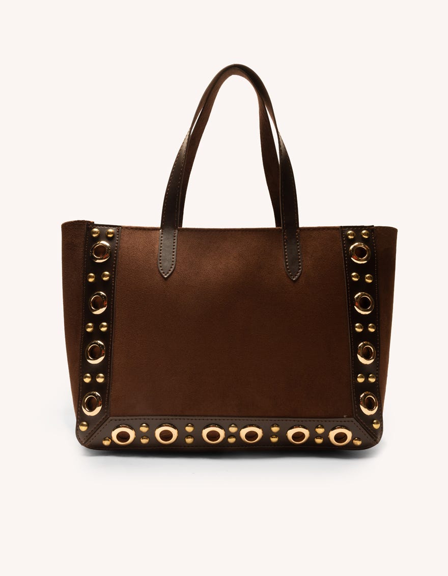 BROWN TOTE BAG
