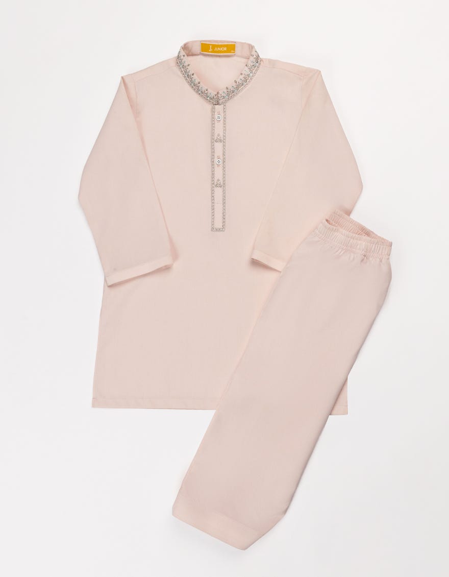 BABY PINK SEMI-FORMAL KAMEEZ SHALWAR
