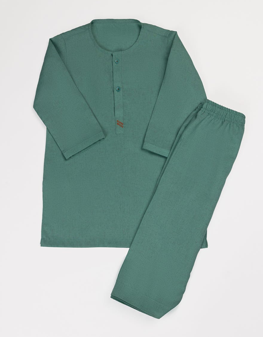 GREEN FORMAL KAMEEZ SHALWAR