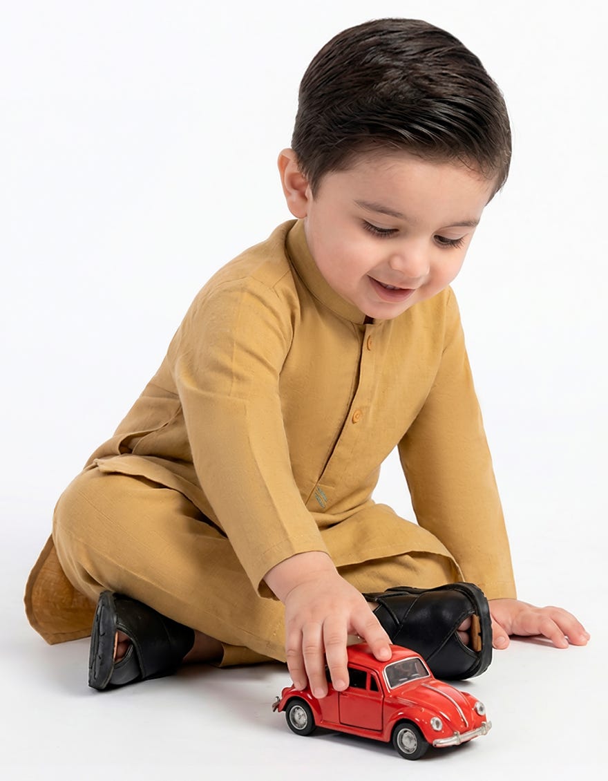 MUSTARD KAMEEZ SHALWAR