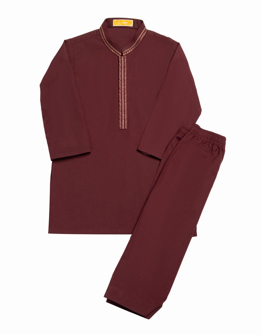 MAROON KAMEEZ SHALWAR