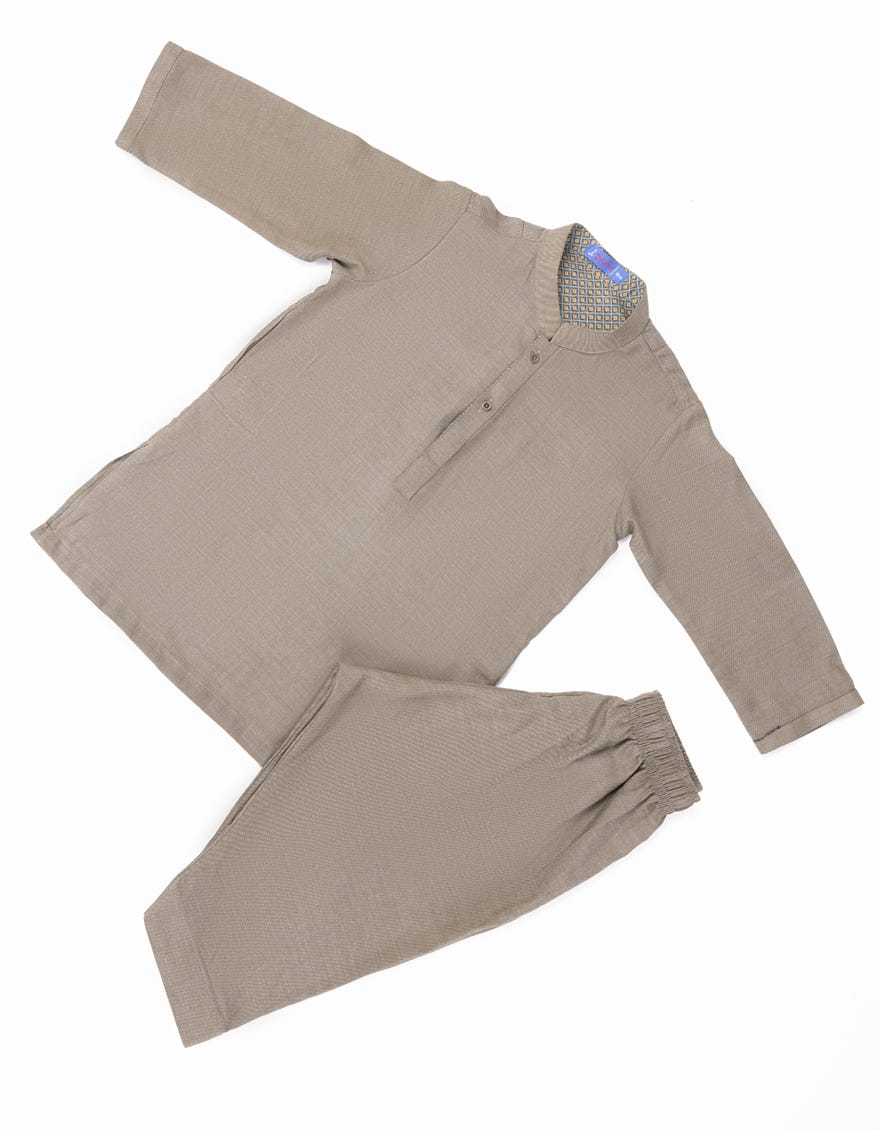 GREEN BLENDED KAMEEZ SHALWAR | JJIKS-A-91423