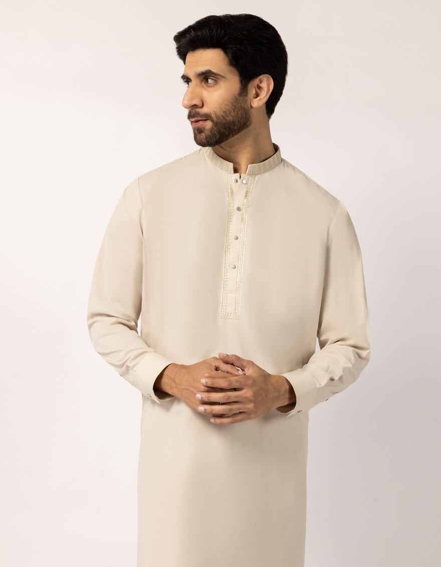 FAWN KURTA TROUSERS