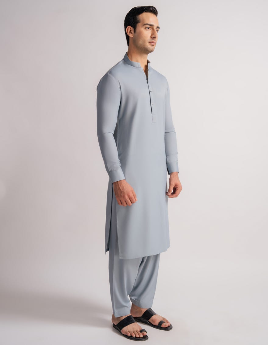 SKY BLUE CASUAL KAMEEZ SHALWAR