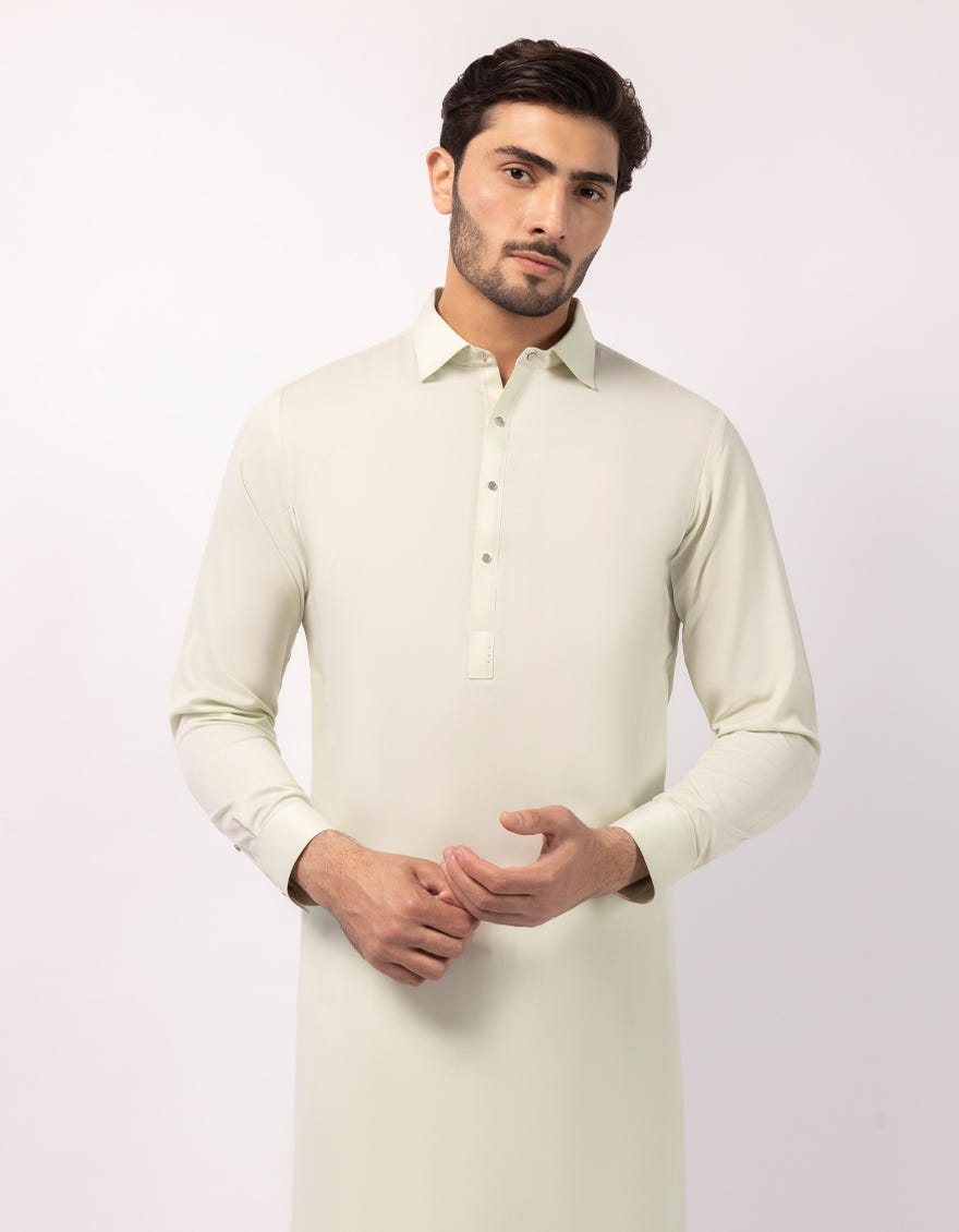 LIGHT GREEN CASUAL KAMEEZ SHALWAR