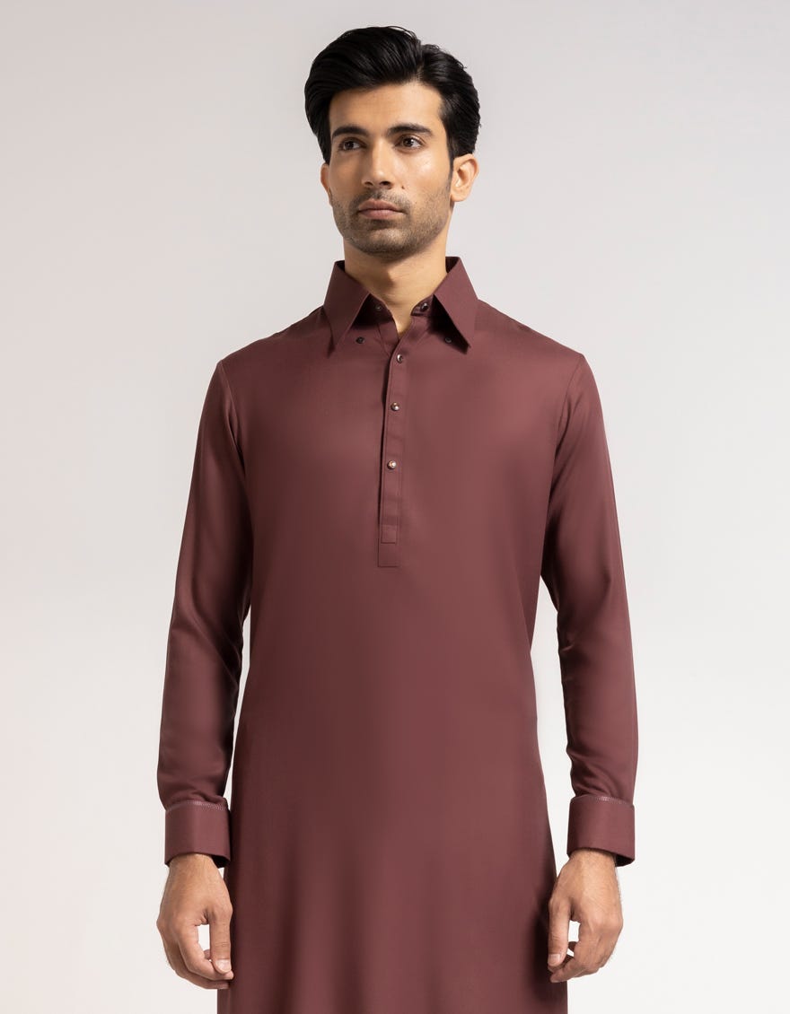 MAROON FORMAL KAMEEZ SHALWAR