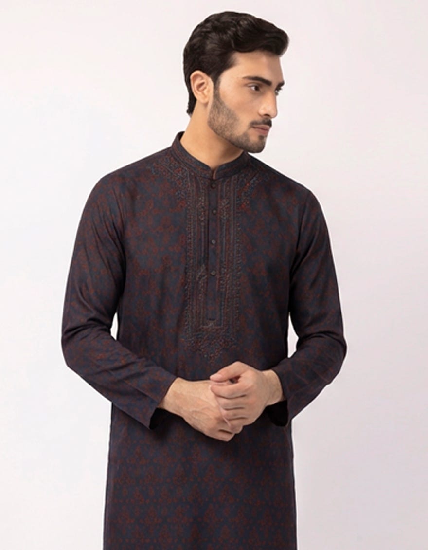 BLUE FORMAL KURTA