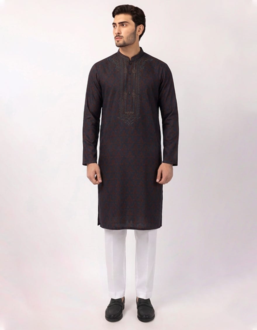BLUE FORMAL KURTA