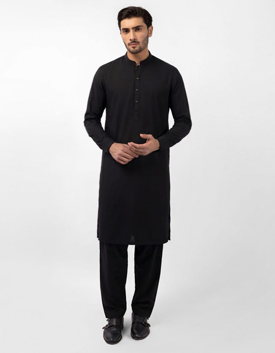 CHARCOAL GREY EXCLUSIVE KAMEEZ SHALWAR