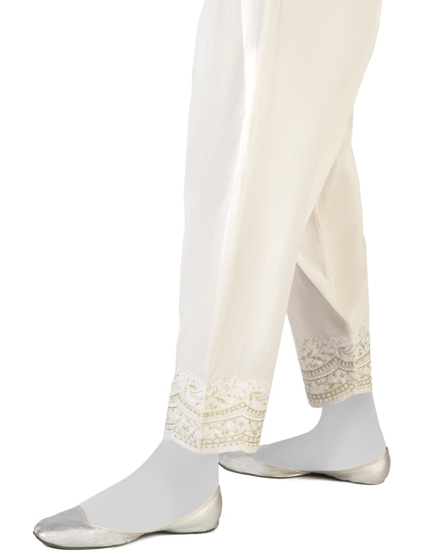 White Lawn Trousers | Jjlt-S-23-8001