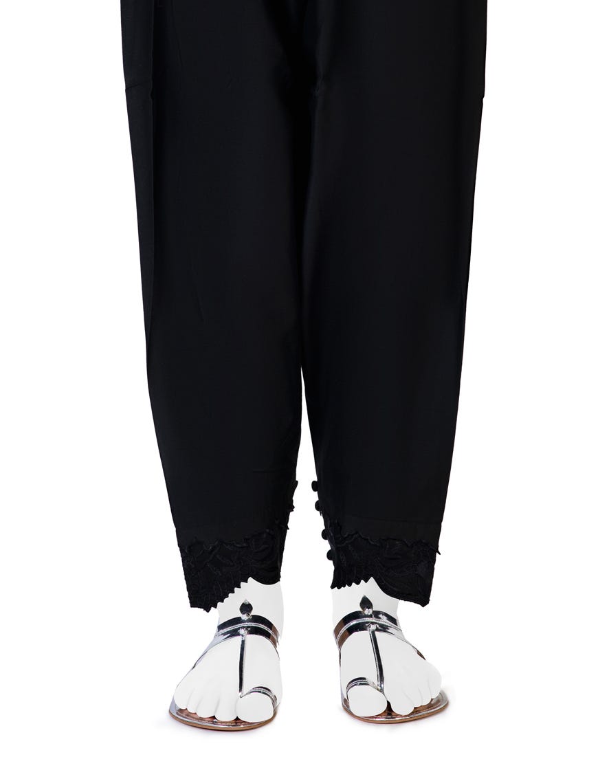 Black Dyed Shalwar | Jjlt-23-8051