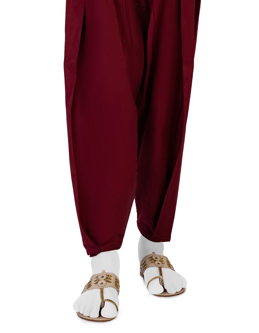 Maroon Dyed Trousers | Jjlt-S-23-8052