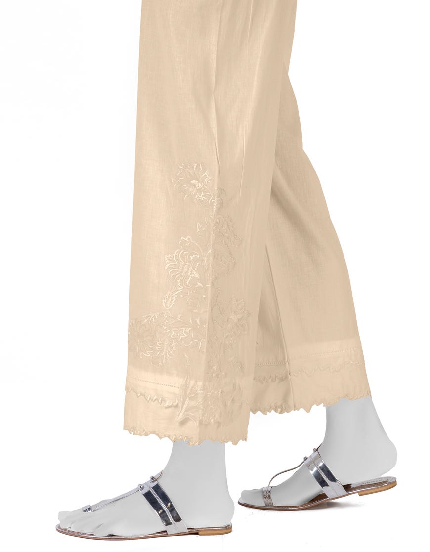 Beige Dyed Trousers | Jjlt-23-8061