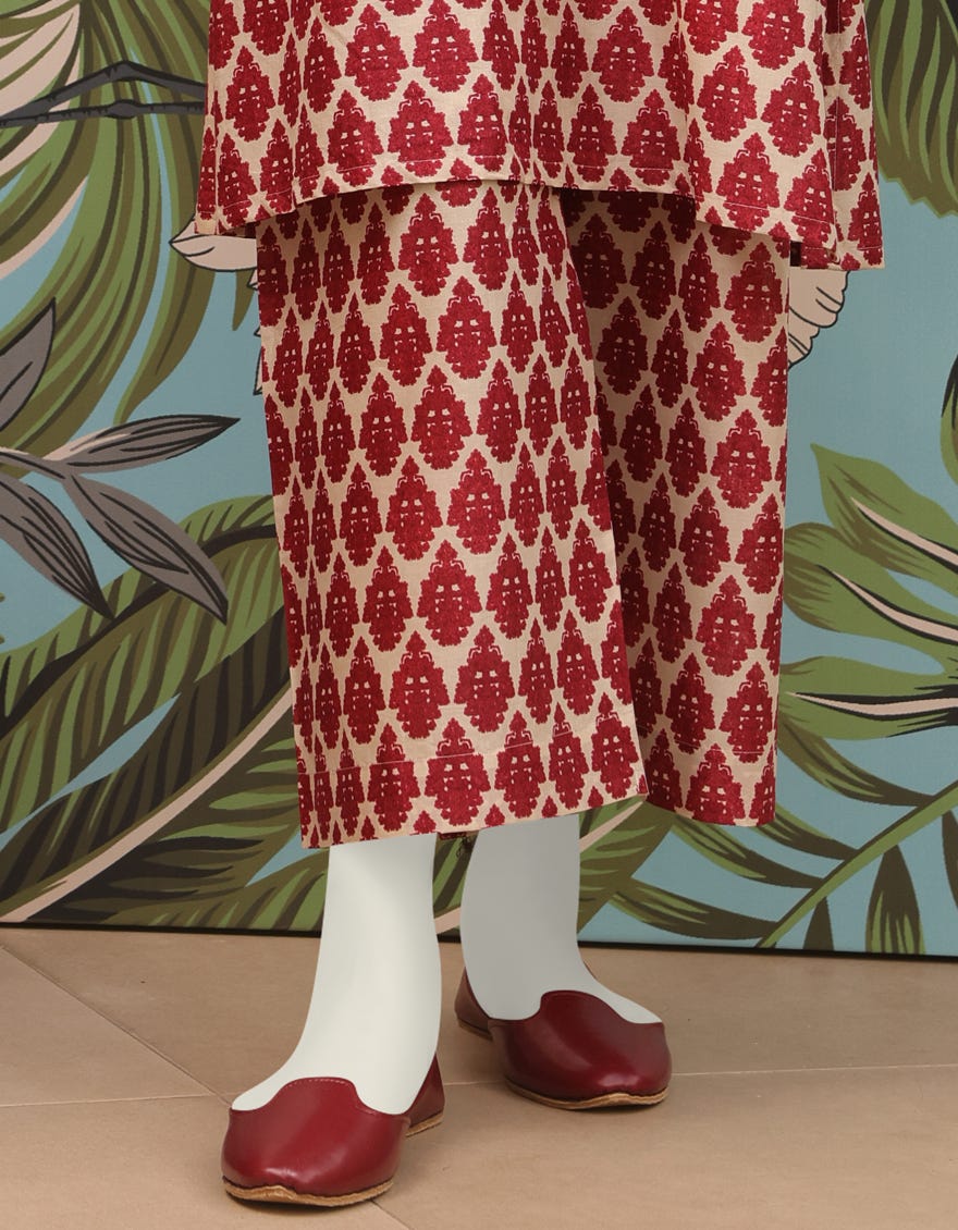 Red Lawn Trousers | Jjlt-S-24-307