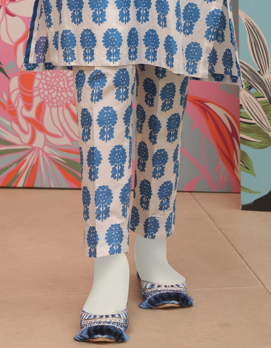 Blue Lawn Trousers | Jjlt-S-24-366