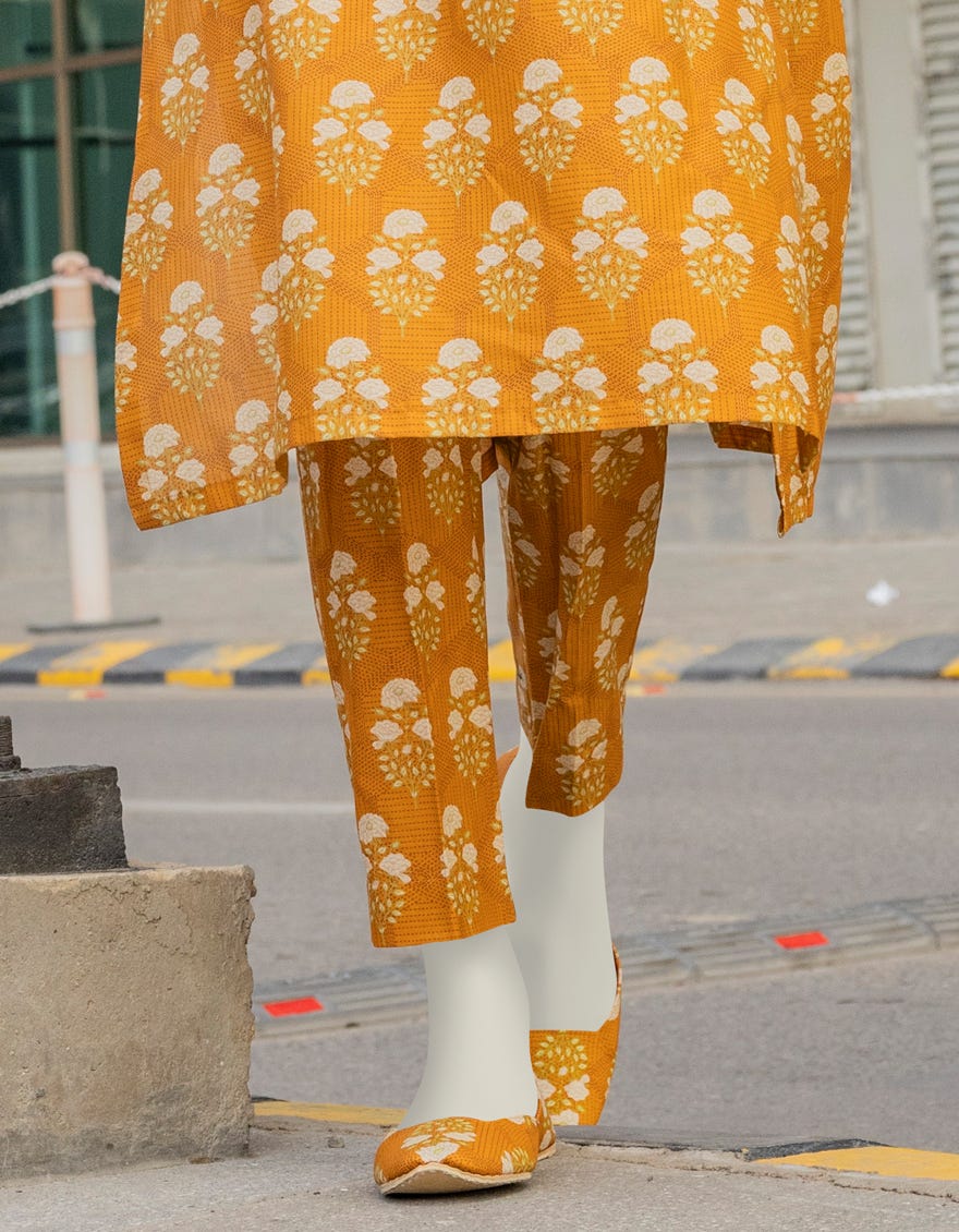 Mustard Lawn Trousers | Jjlt-S-24-368