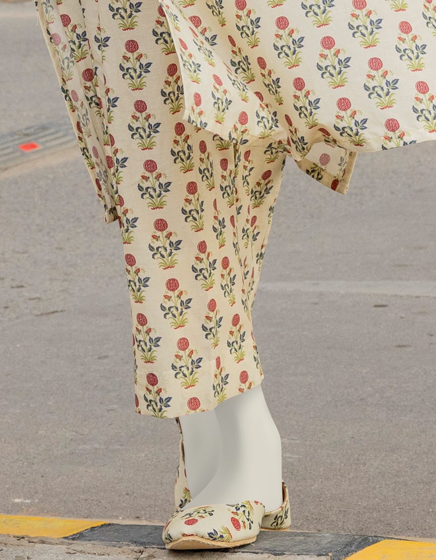Beige Lawn Trousers | Jjlt-S-24-371