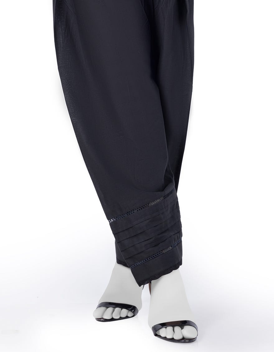 Black Lawn Shalwar | Jjlt-S-24-8008-B