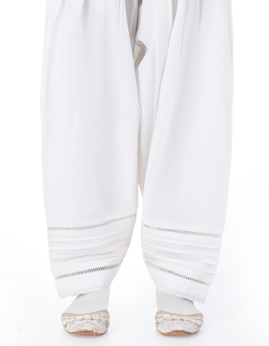 Off White Lawn Shalwar | Jjlt-S-24-8008-C