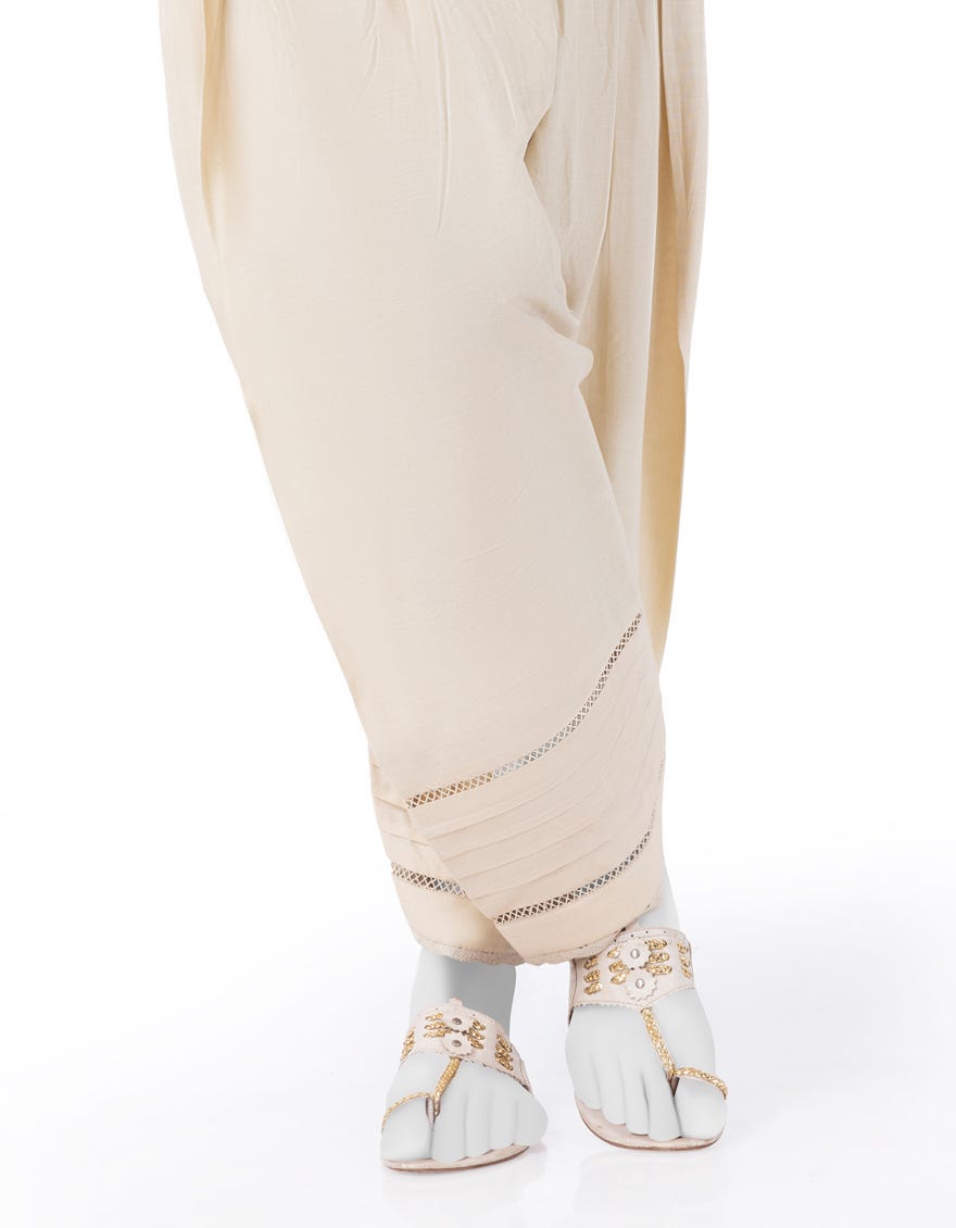 Beige Lawn Shalwar | Jjlt-S-24-8008-D