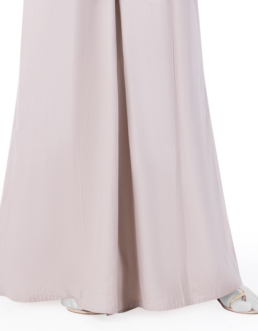 Beige Raw Silk Trousers | Jjlt-S-24-8014