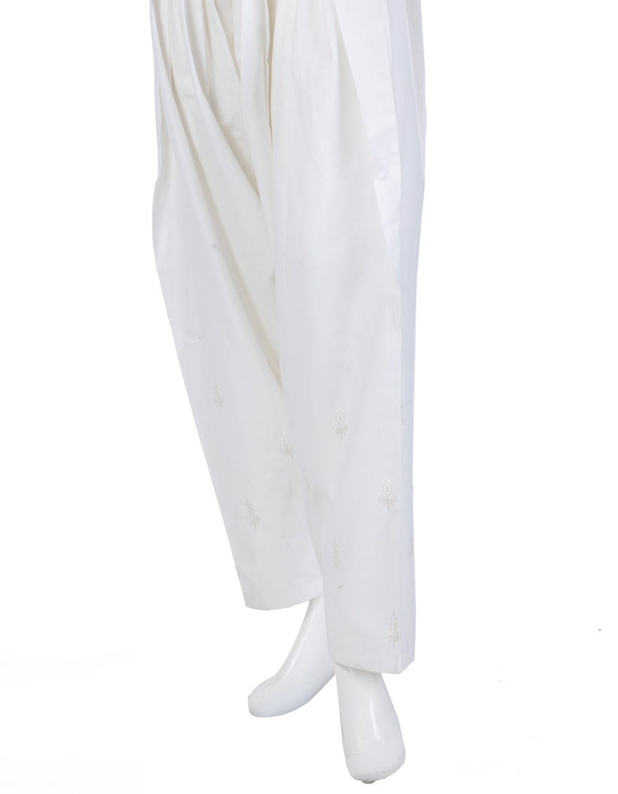 Off White Lawn Shalwar | Jjlt-S-24-8021