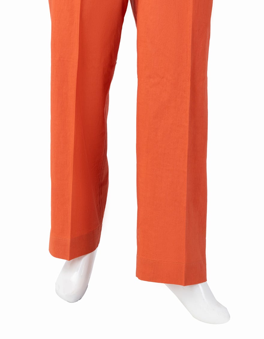 Orange Lawn Trousers | Jjlt-S-24-8038