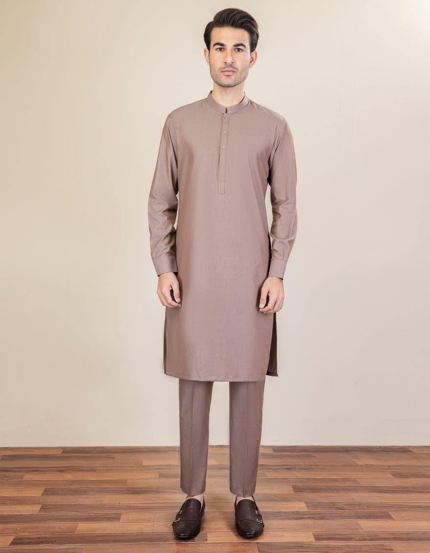Red Cotton Unstitched Kameez Shalwar Fabric | Jjms-2198