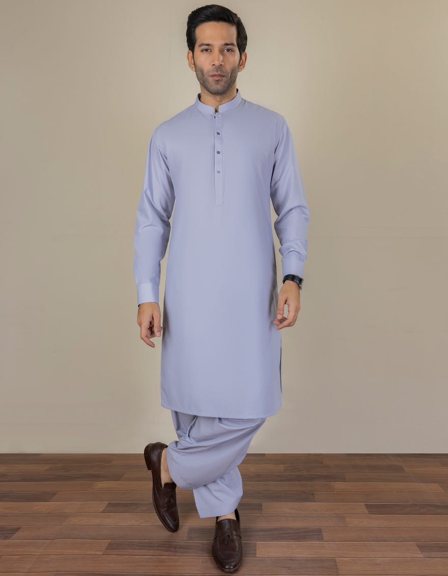 Lilac Blended Unstitched Kameez Shalwar Fabric | Jjms-2220