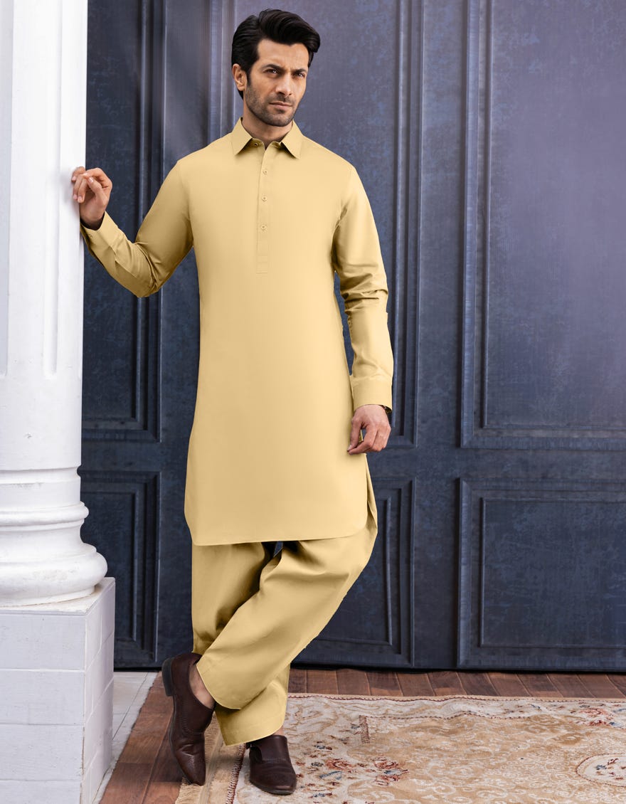 White Cotton Unstitched Kameez Shalwar Fabric | Jjms-3001-R25