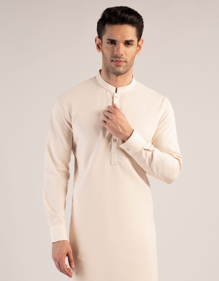 FAWN BLENDED UNSTITCHED KAMEEZ SHALWAR FABRIC