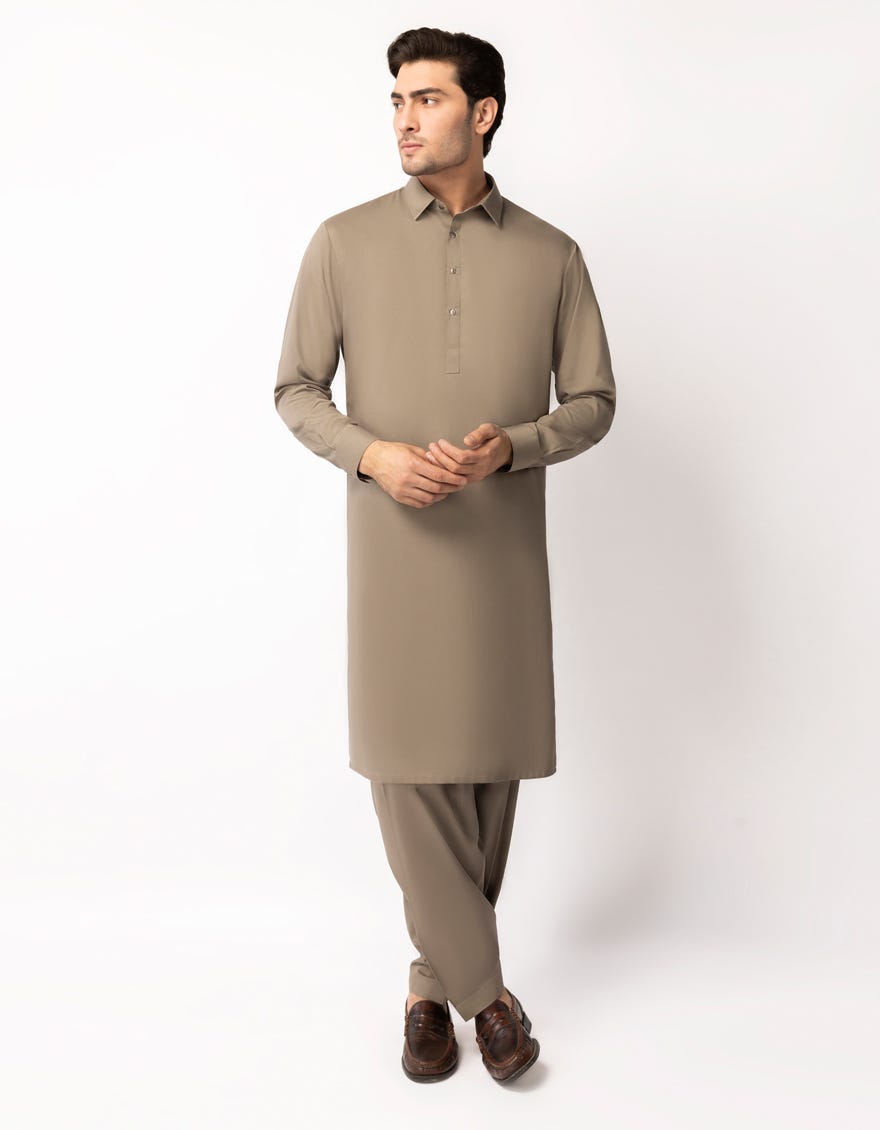SAGE GREEN UNSTITCHED FABRIC