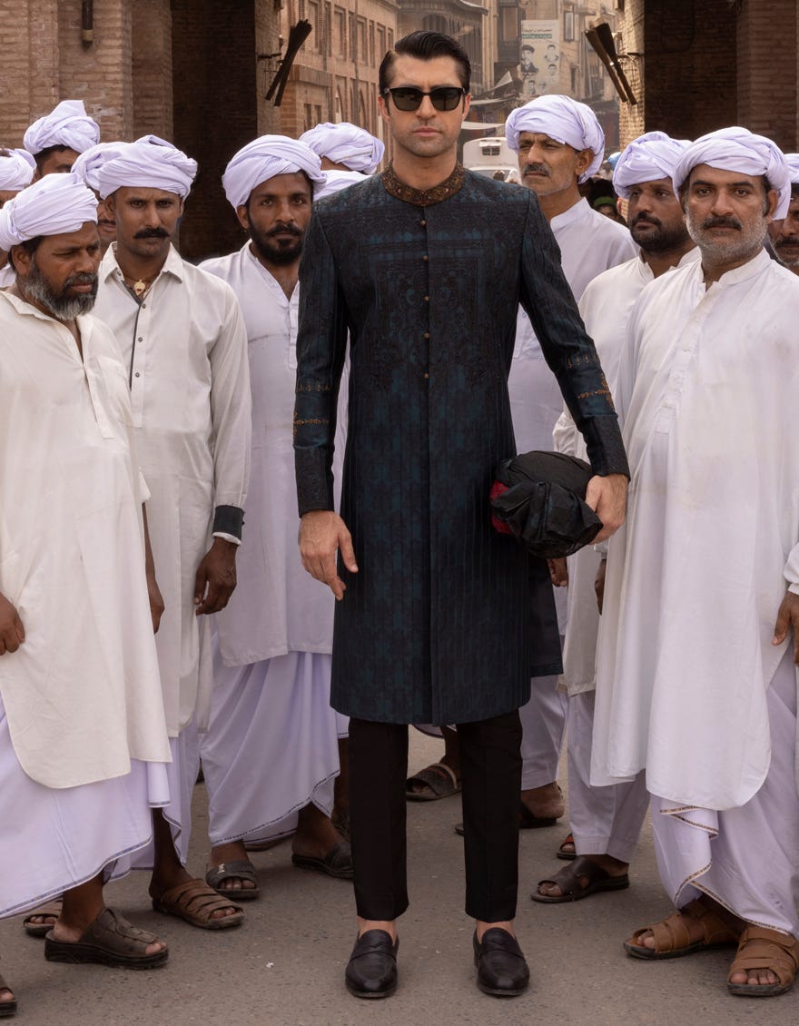 Green Sherwani | Jjsw-554