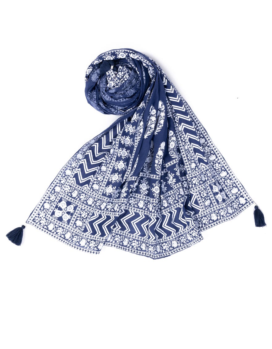 Blue Lawn Dupatta | Jldp-S-24-2629