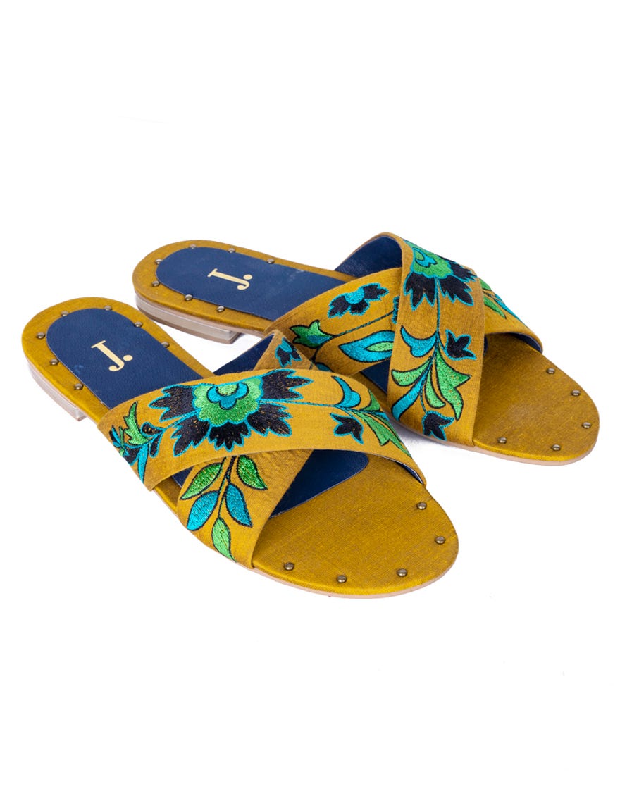 Mustard Chappal | Jlfwc-22-014