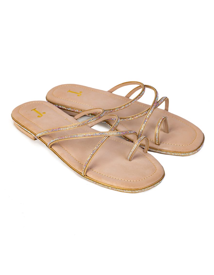 Nude Beige Chappal | Jlfwc-23-1224