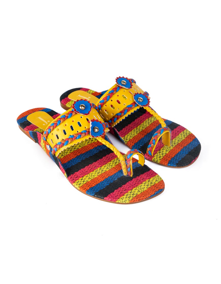 Yellow Chappal | Jlfwc-23-1225