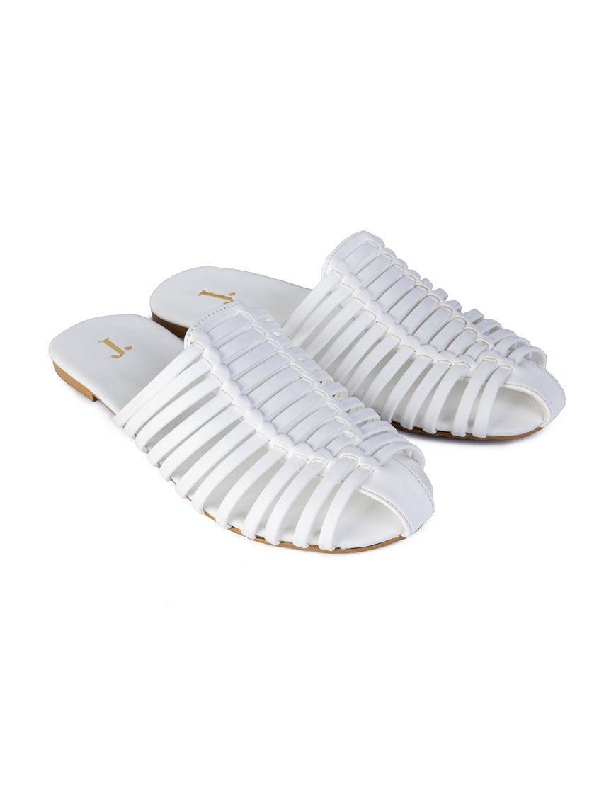 White Chappal | Jlfwc-23-1227